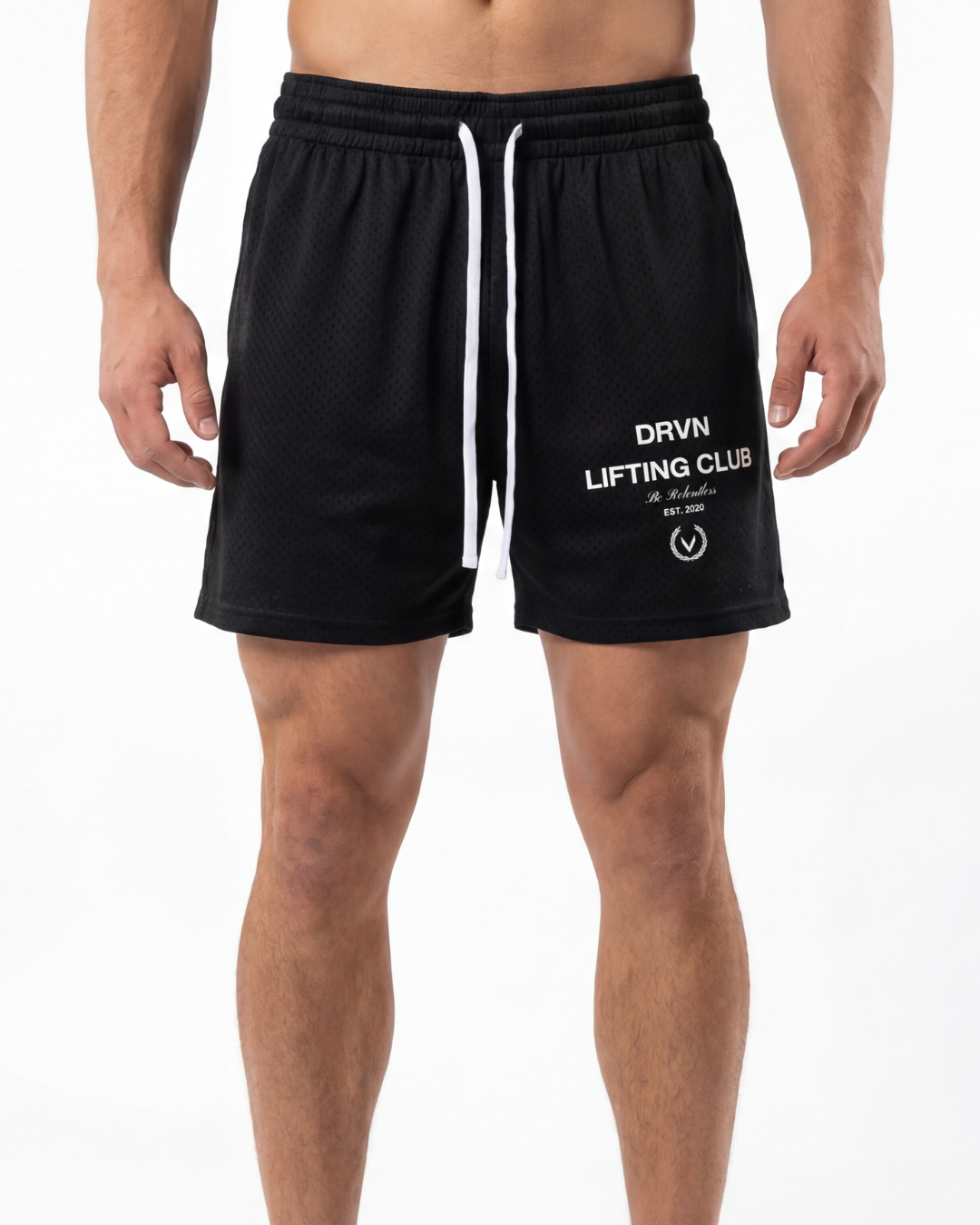 DRVN Lifting Club Mesh Shorts