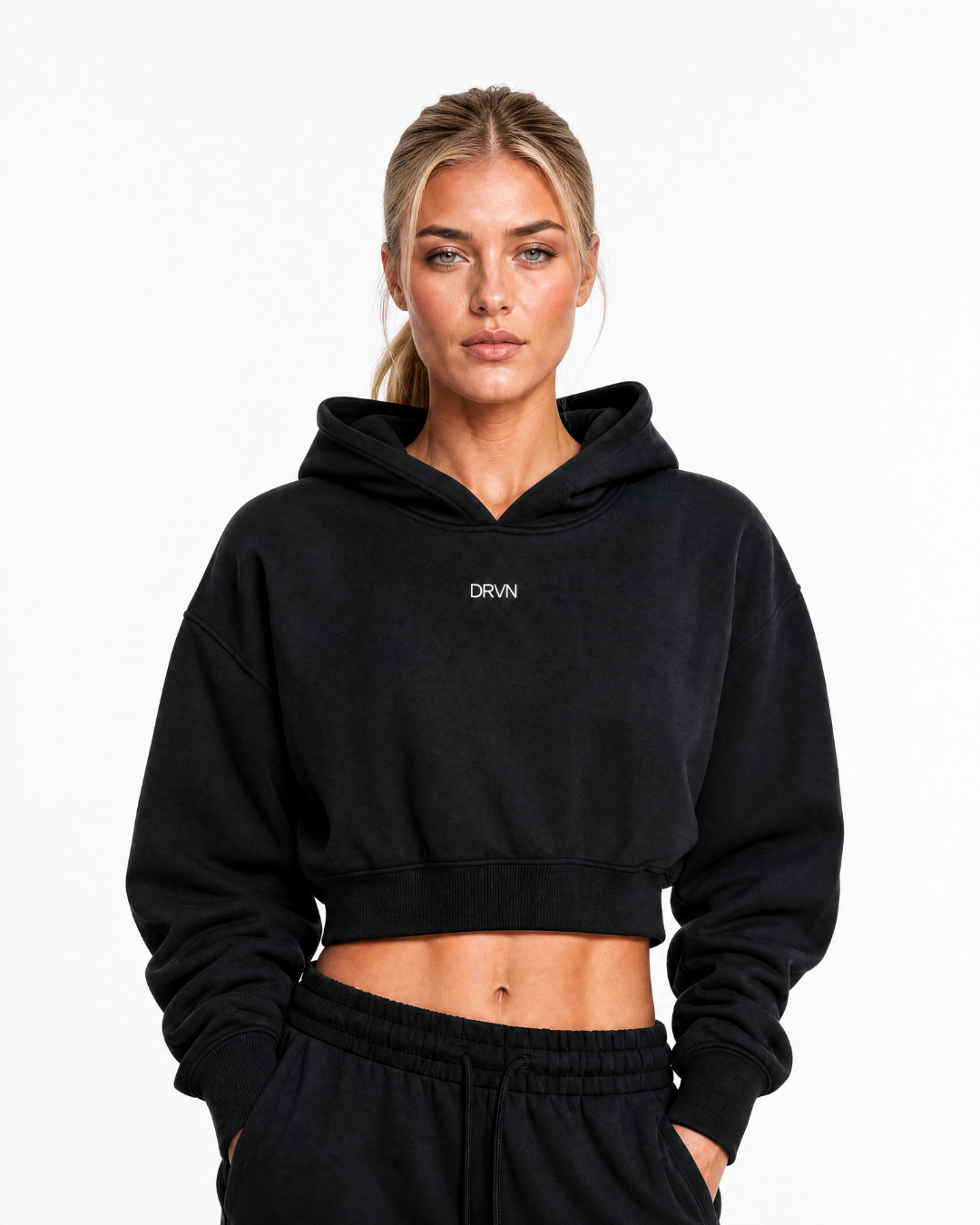 Essential Cropped Hoodie