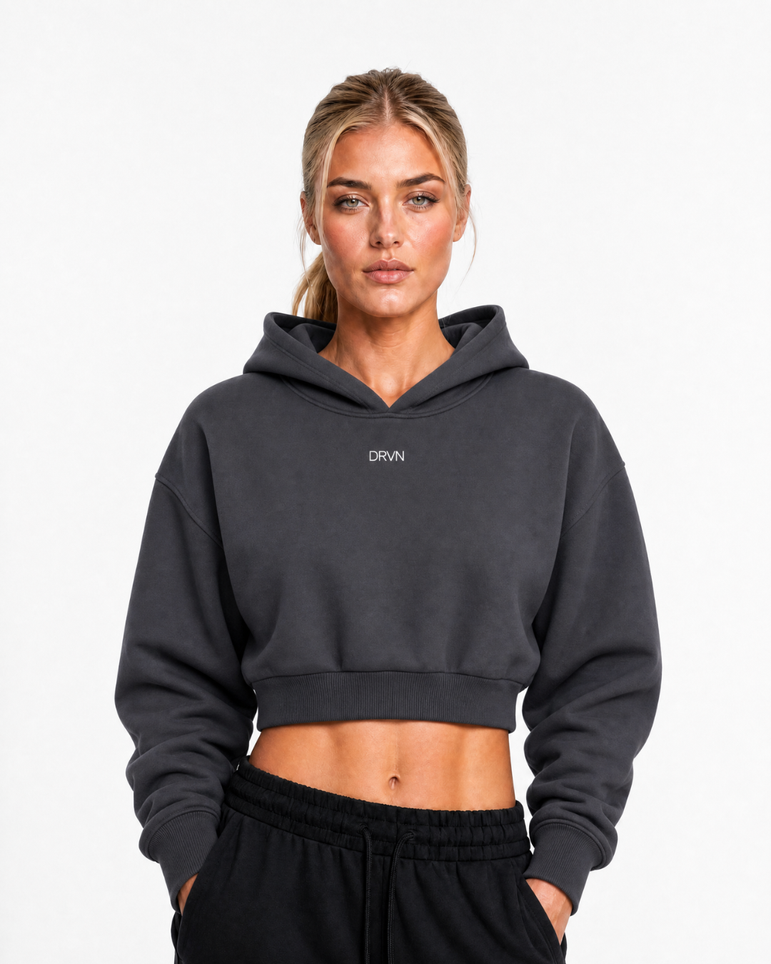 Essential Cropped Hoodie