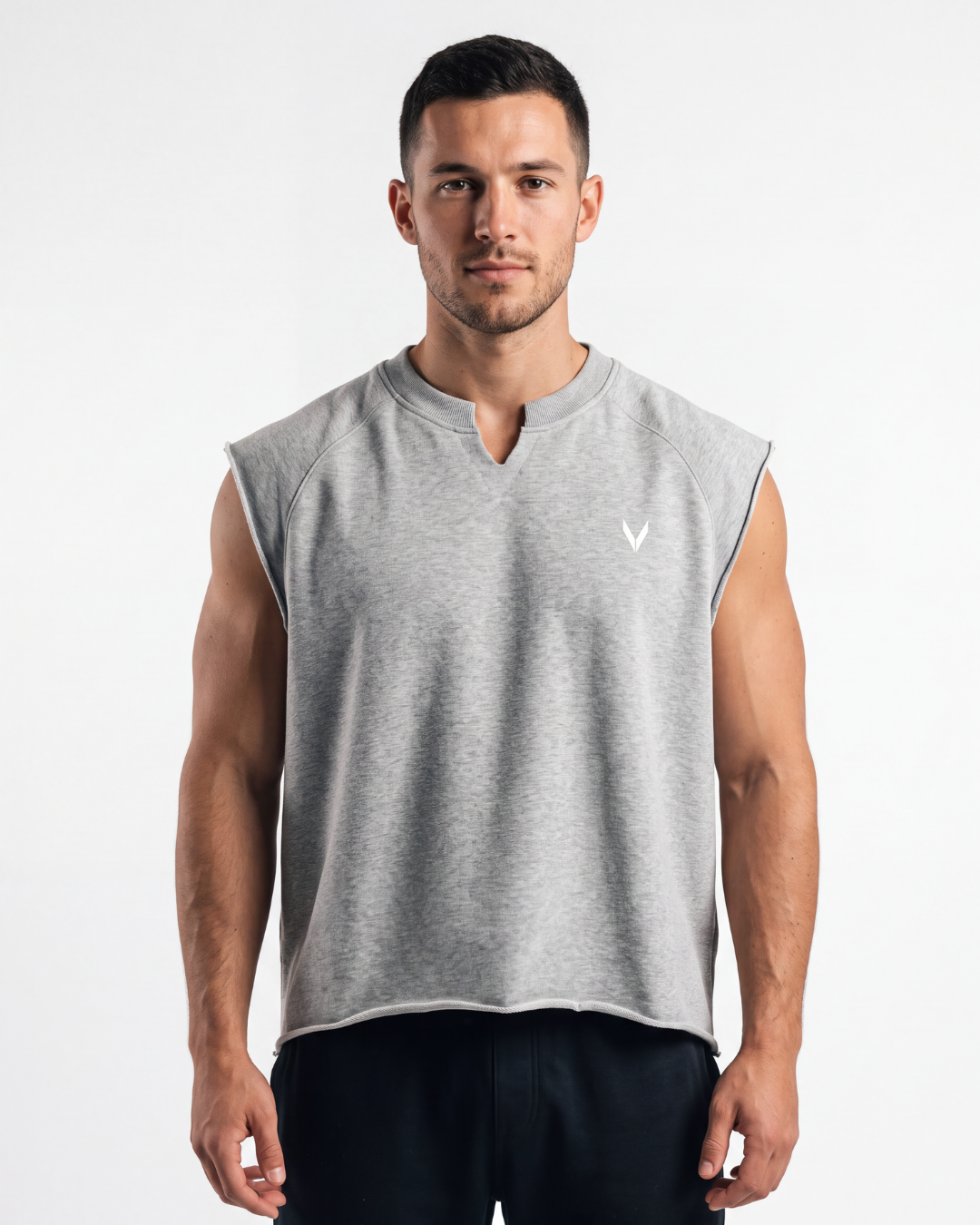 Iron Cutoff Tank Top